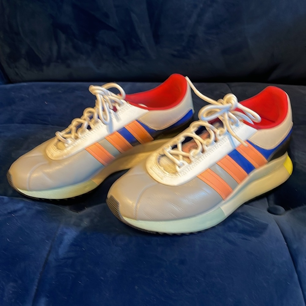 Leather adidas sneakers